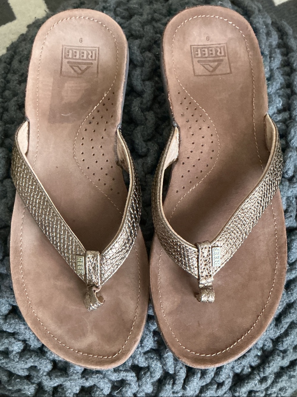 EUC Reef Miss J-Bay Sandals
